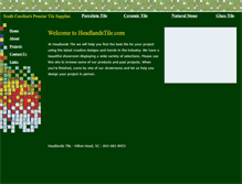 Tablet Screenshot of headlandstile.com